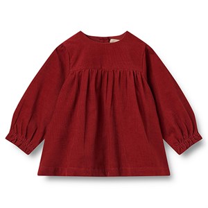 Wheat - Kjole Elvira LS, Cherry Red